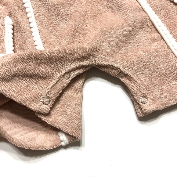 🆕 KATE QUINN Organics Mauve Terry Jumpsuit 18/24M